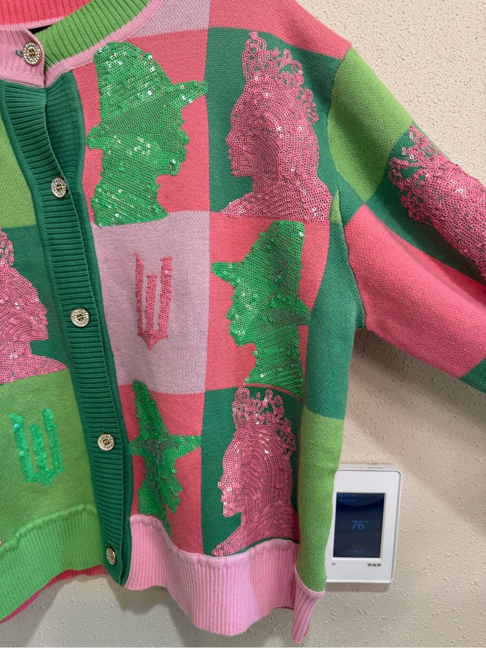 Queen Of Sparkles Wicked Cardigan with Sequin Details S - Picture 7 of 16